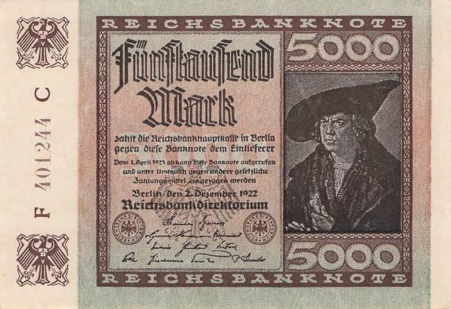 5000 Mark  ro.80a C 1922